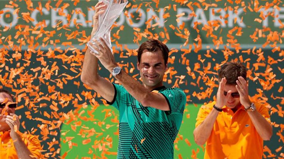 Festejo de Federer (Reuters)