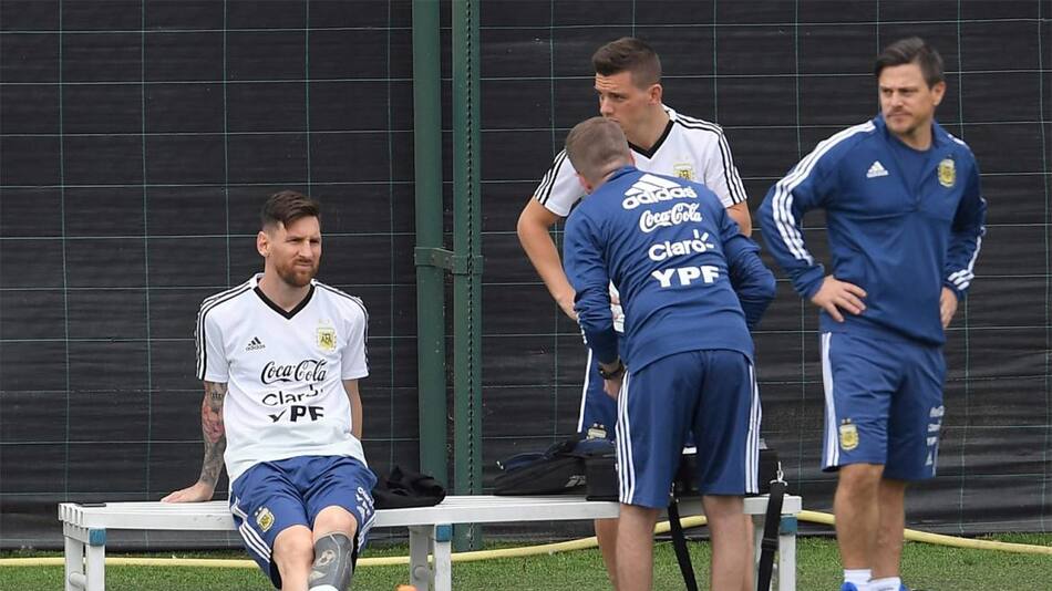 Entrenamiento de la Selección Argentina - Mundial Rusia 2018 - Fútbol (NA)