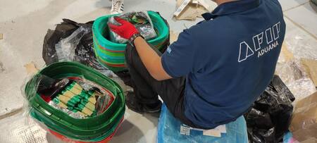 Aduana realizó un histórico secuestro de coca en la Quiaca. Foto: Prensa.