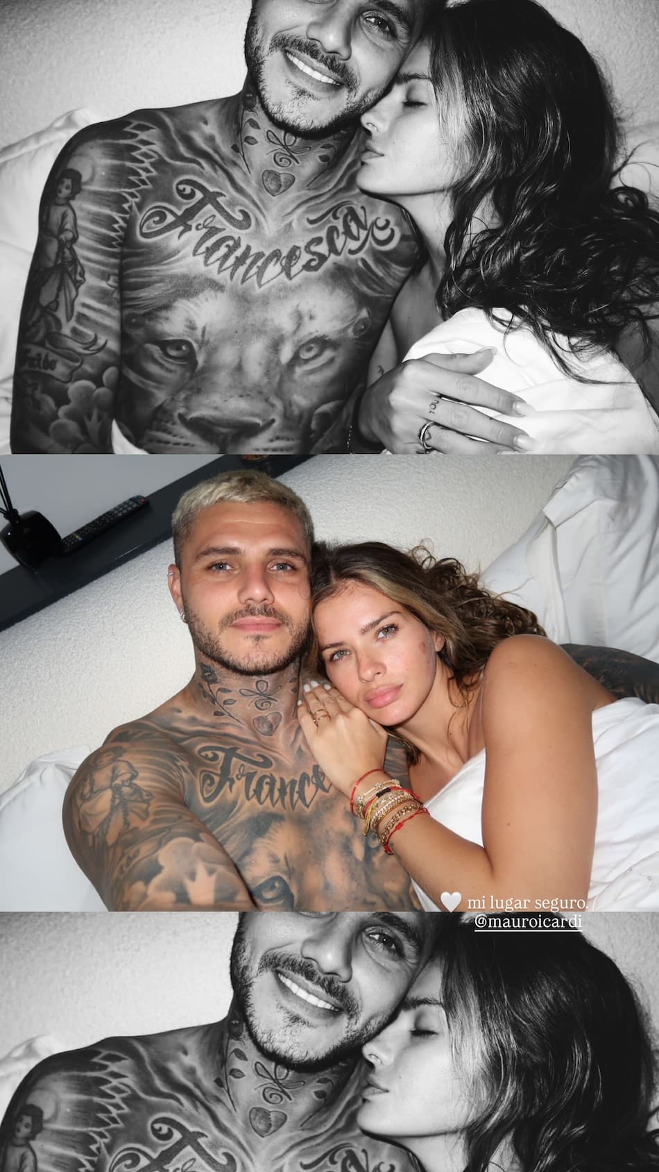 Mauro Icardi y la China Suárez en su reencuentro en Turquía.