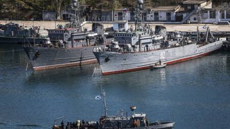 Flota rusa en el Mar Negro. Foto: EFE