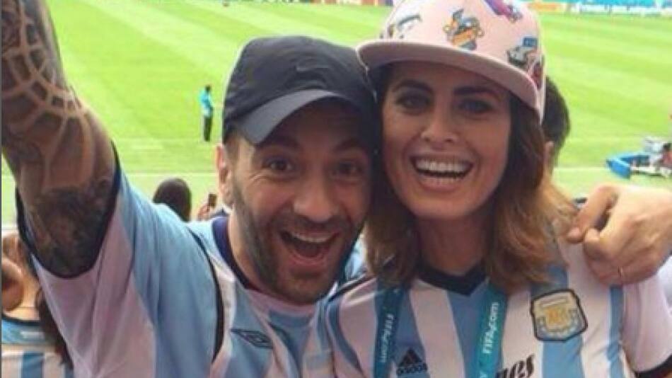 Silvina Luna y Gustavo Conti, juntos. Foto: Instagram @gusconti