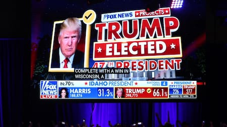 El nuevo presidente de los Estados Unidos, Donald Trump junto a su esposa, Melania Trump. Foto: Reuters.