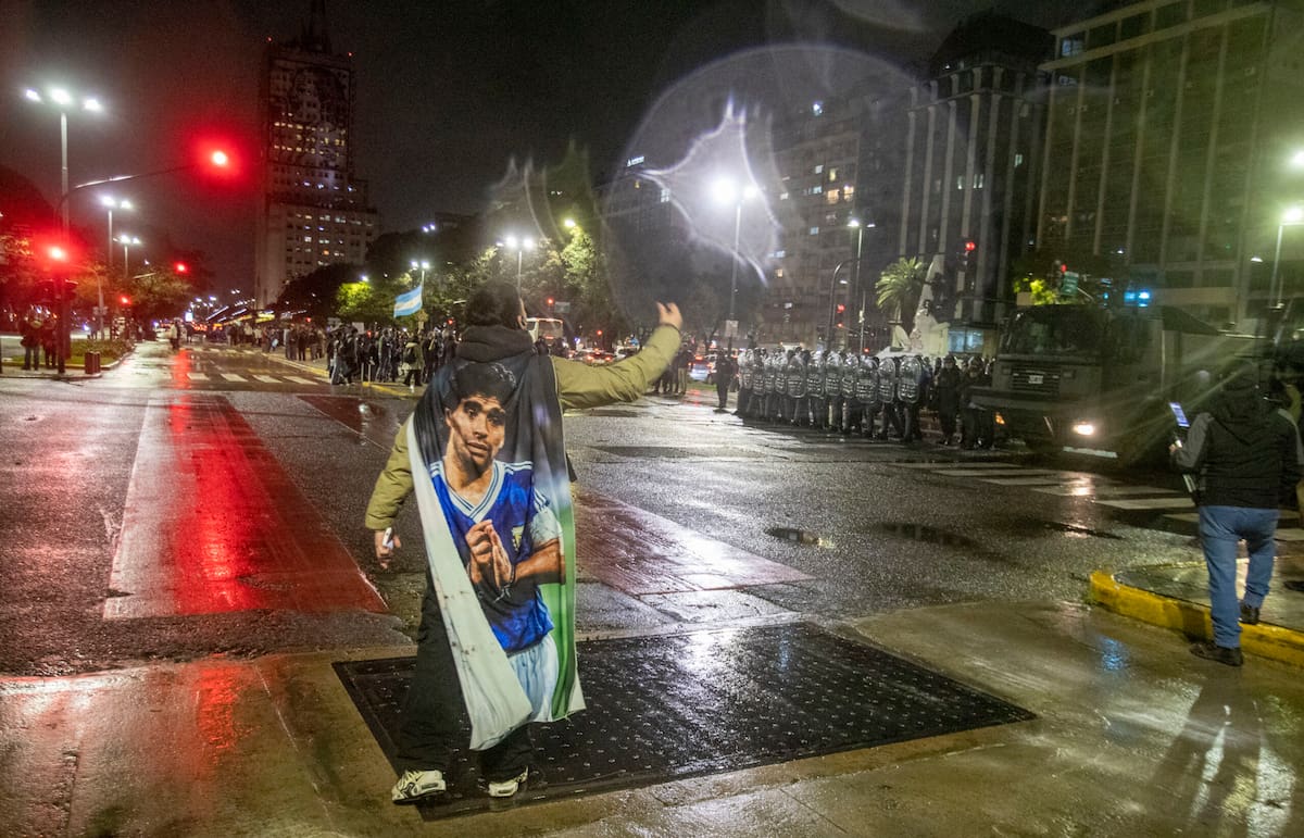 Marcha en el Congreso