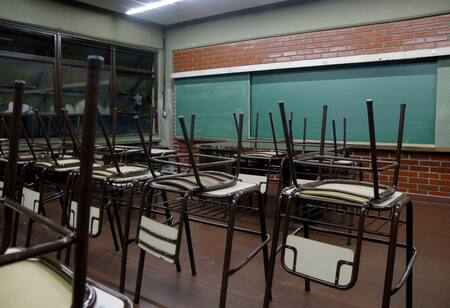 Aulas vacías, imagen ilustrativa. Foto: NA.