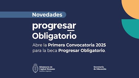 Becas Progresar para estudiantes secundarios. Foto: X Ministerio de Capital Humano.