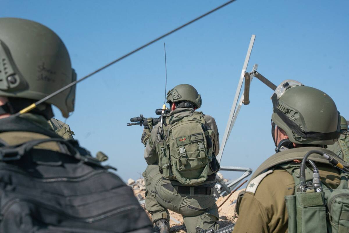 Soldados israelíes en la Franja de Gaza; guerra Israel-Hamás: Foto: X @idfonline