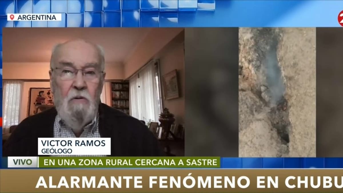 El suelo se agrieta, larga humo y genera alarma en Chubut: la explicación del geólogo Víctor Ramos en Canal 26