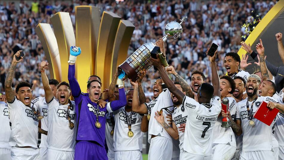 Botafogo, campeón de la Copa Libertadores. Foto: Reuters