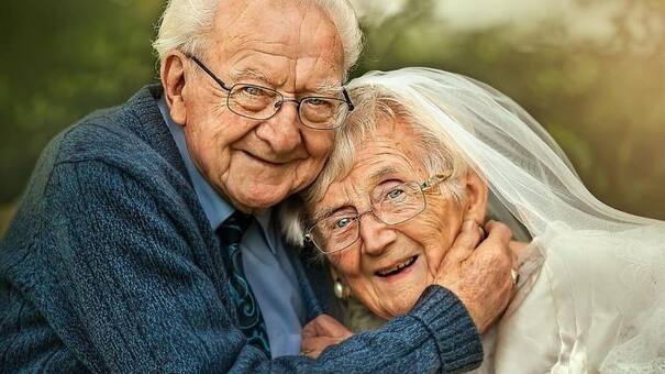 Cumplieron 68 años de casados y lo celebraron con una sesión fotográfica única