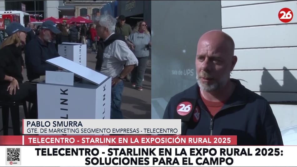 Soluciones para el campo con Telecentro - Starlink: miles de personas en el stand de La Rural