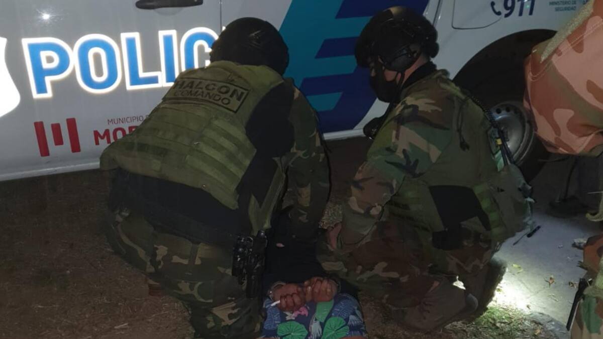 Toma de rehén en El Palomar, foto Twitter