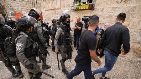 Ataque en Mezquita en Jerusalén, AFP