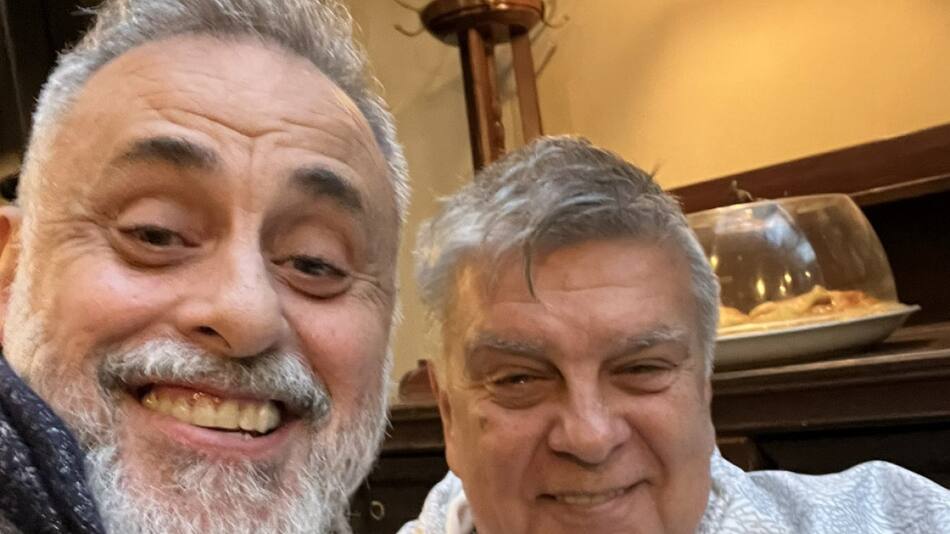 Jorge Rial y Luis Ventura. Foto: Twitter.
