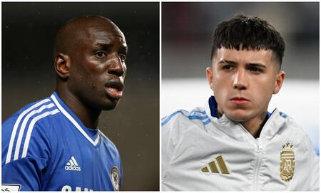 Demba Ba y Enzo Fernández.