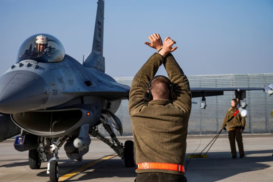 Pilotos en la guerra de Ucrania. Foto: EFE