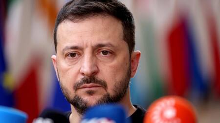 El presidente de Ucrania, Volodímir Zelenski, en la cumbre del Consejo Europeo en Bruselas, Bélgica, el 17 de octubre de 2024.EFE