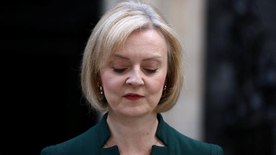 Último discurso de Liz Truss en Downing Street_Reuters