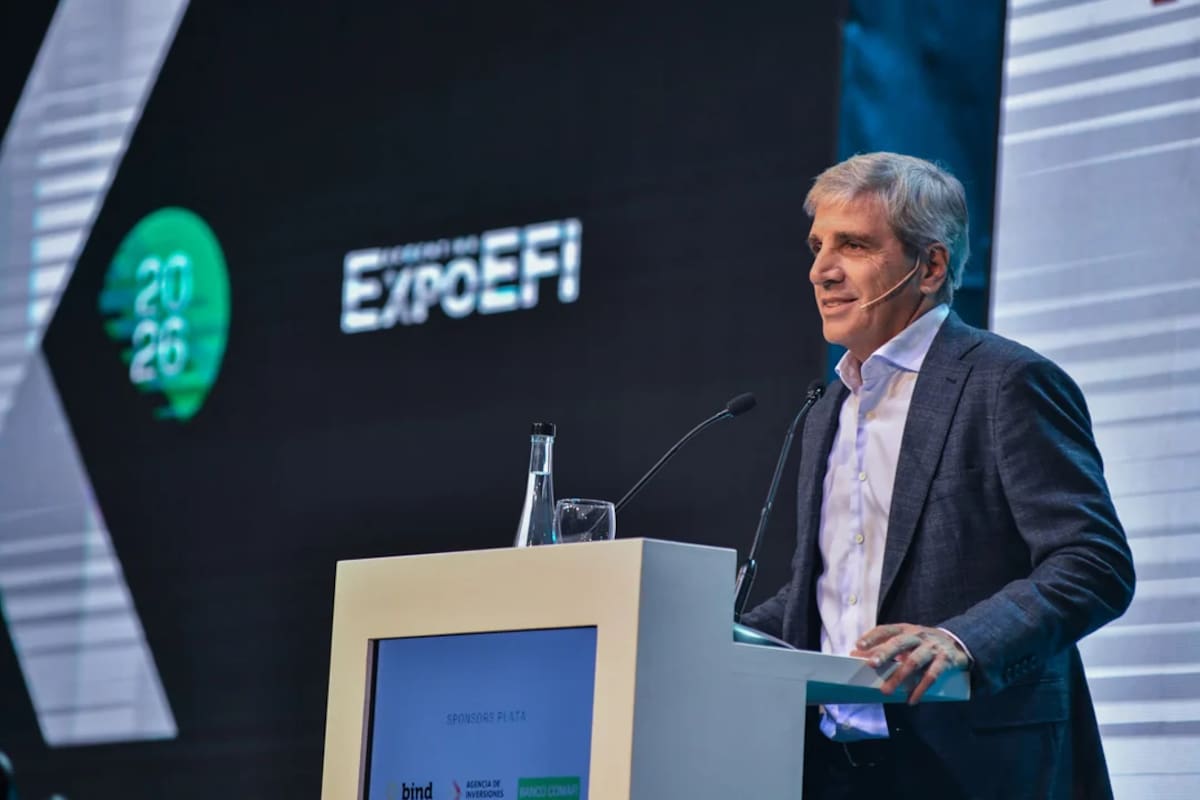 Luis Caputo en la ExpoEFI.