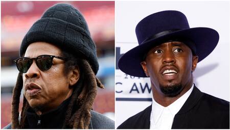 Jay-Z y Sean Diddy Combs. Foto: Reuters.