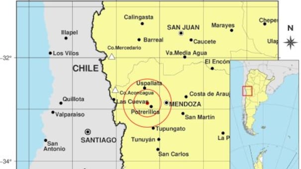 Un fuerte temblor sacudió la siesta en Mendoza: a qué zonas afectó