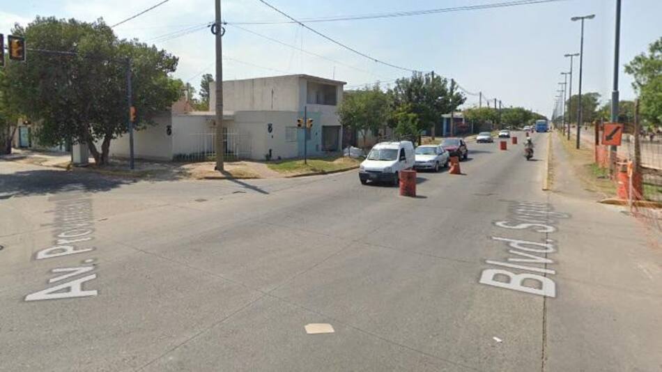 Ataque sicario en Rosario. Foto: Google Maps.