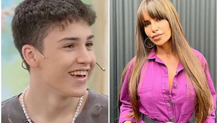 Juan Otero y Florencia Peña. Fotos: captura Telefe - Instagram.