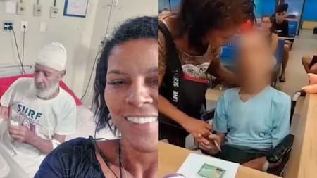 El insólito caso que se volvió viral en Brasil. Fotos: capturas.