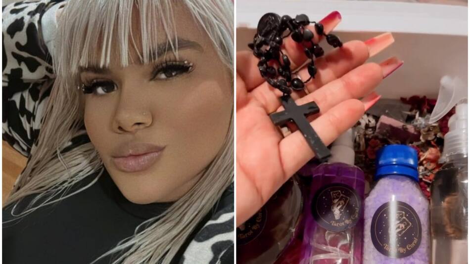 Morena Rial mostró lo que utiliza en sus rituales. Fotos: Instagram/moreerial.