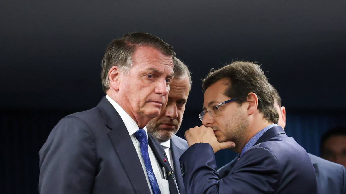 Jair Bolsonaro en el juicio en su contra. Foto: Reuters/Gustavo Moreno.