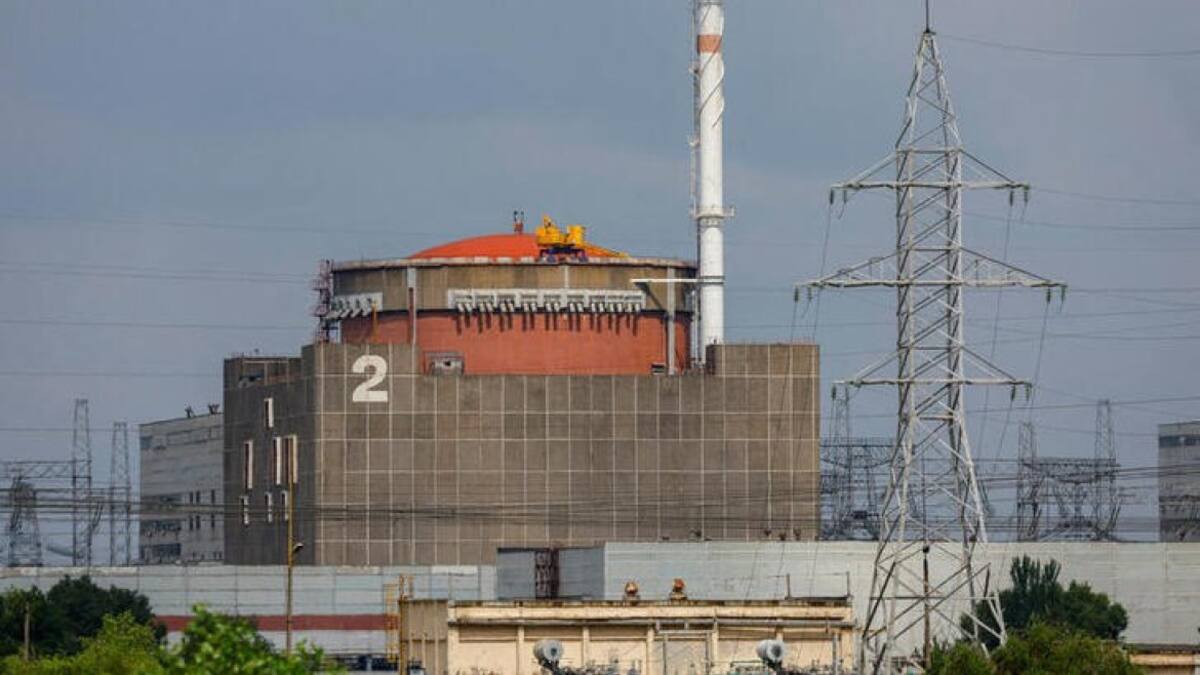 El sector 2 de la planta nuclear de Zaporiyia. Foto: Reuters.