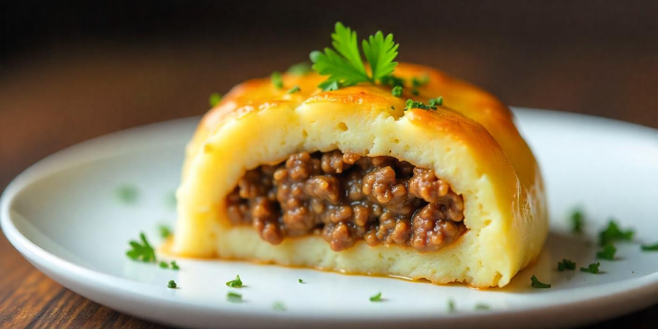 Pastel de papa. Foto: Freepik.