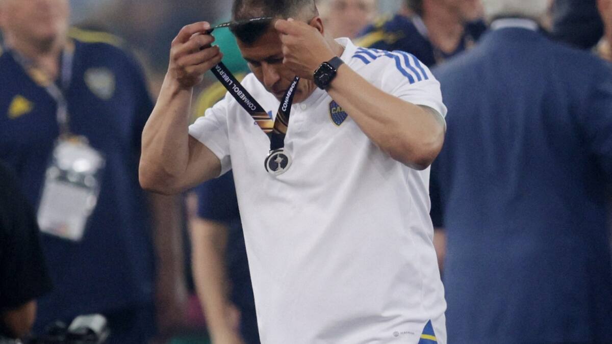 Jorge Almirón no ganó ningún título durante su etapa en Boca. Foto: Reuters.