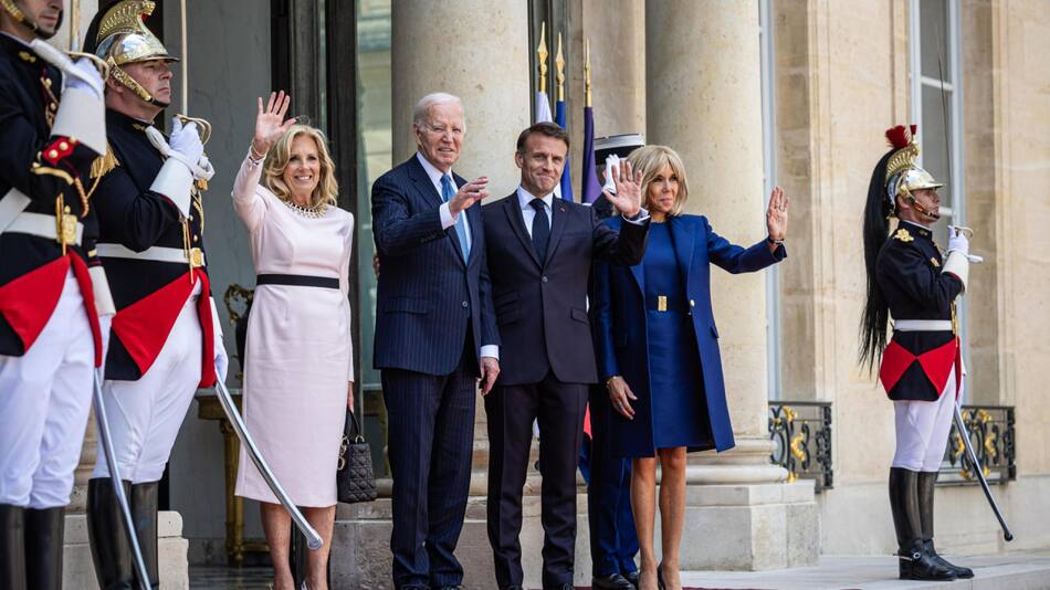 El presidente de Estados Unidos, Joe Biden, en visita de Estado a Francia. EFE