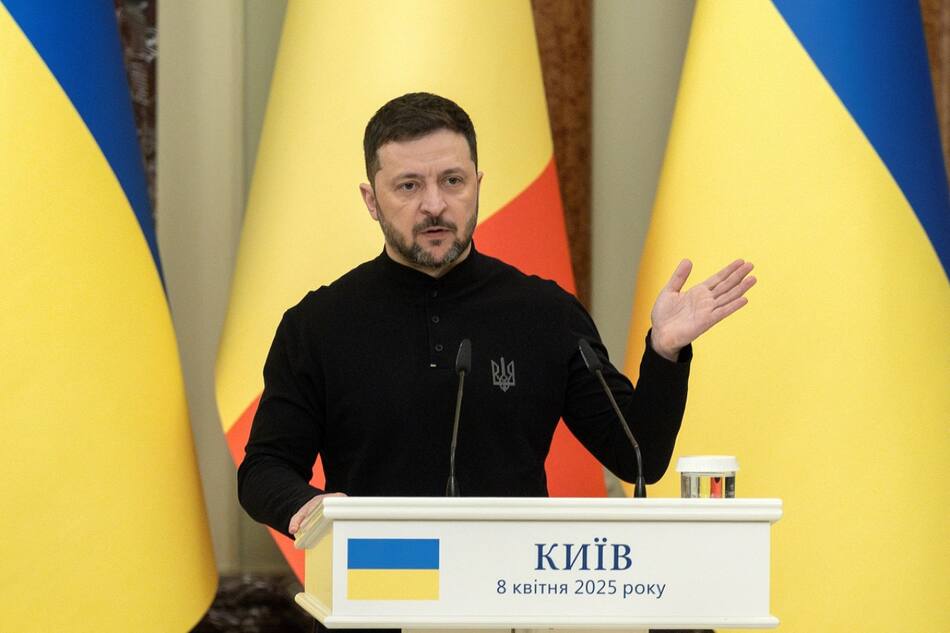 Volodímir Zelenski, presidente de Ucrania. Foto: Reuters (Thomas Peter)
