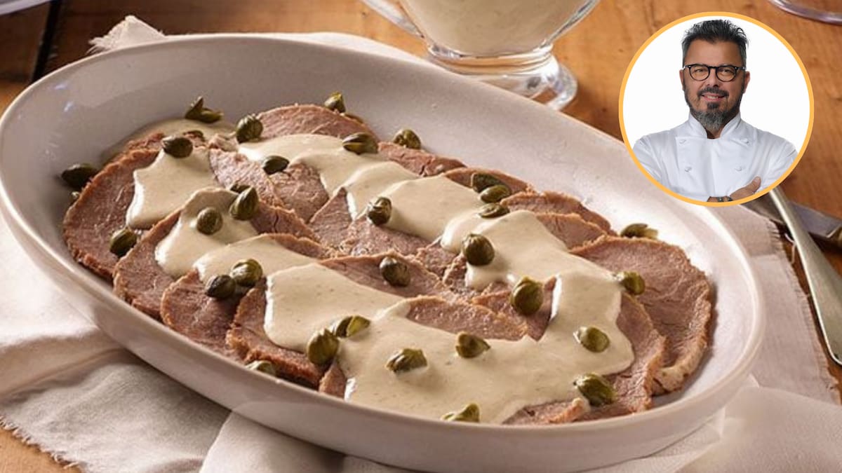Cómo hacer el vitel toné perfecto, según Donato de Santis.