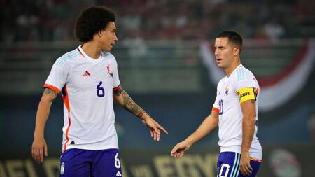 Bélgica vs Egito. Foto: Twitter @elchiringuitotv