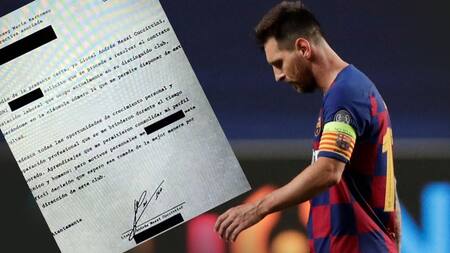 Burofax de Messi al Barcelona