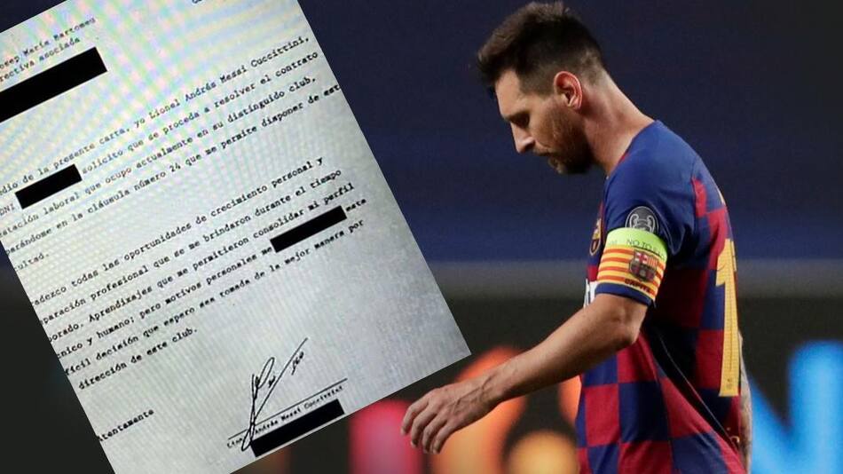 Burofax de Messi al Barcelona