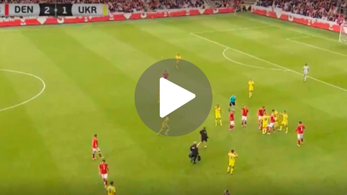 Christian Eriksen volvió a desplomarse en un campo de juego: el video del momento que conmociona al fútbol