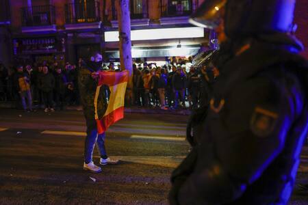 Protestas en España. Foto: EFE