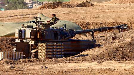 Fuerzas israelíes en Gaza. Foto: EFE.