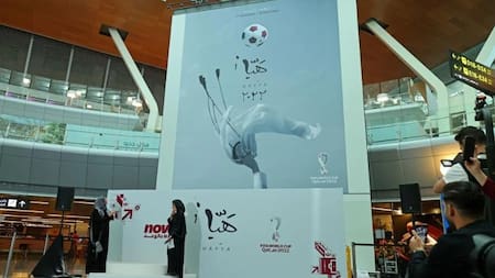 Poster del Mundial de Qatar 2022. Foto: NA.