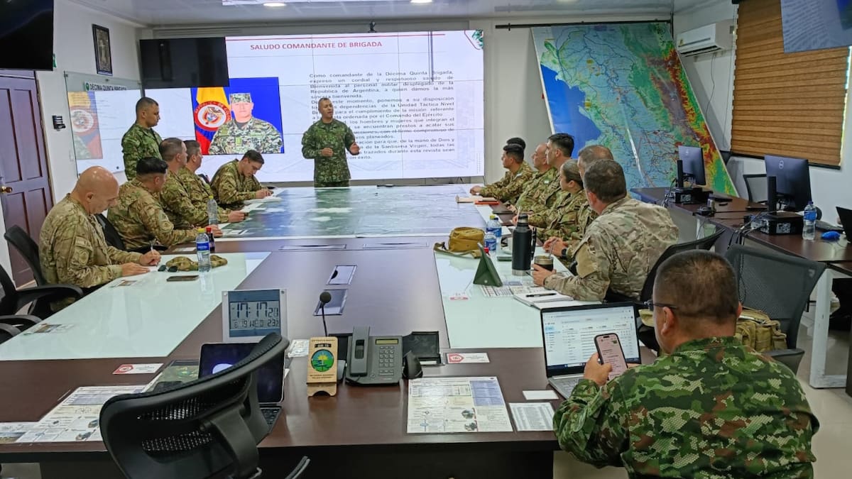 Operativo de las Fuerzas Armadas en Colombia