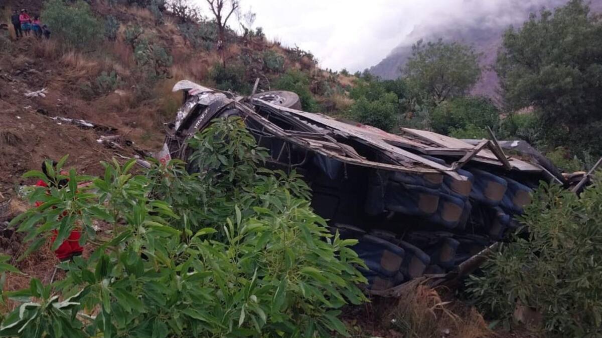 Accidente en Perú. Foto: EFE.