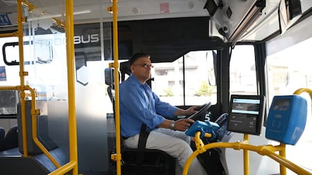 Ya se puede pagar con débito y crédito en los colectivos. Foto: Gobierno de la Ciudad