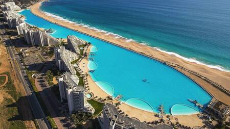 La pileta más grande de Sudamérica. Foto X.