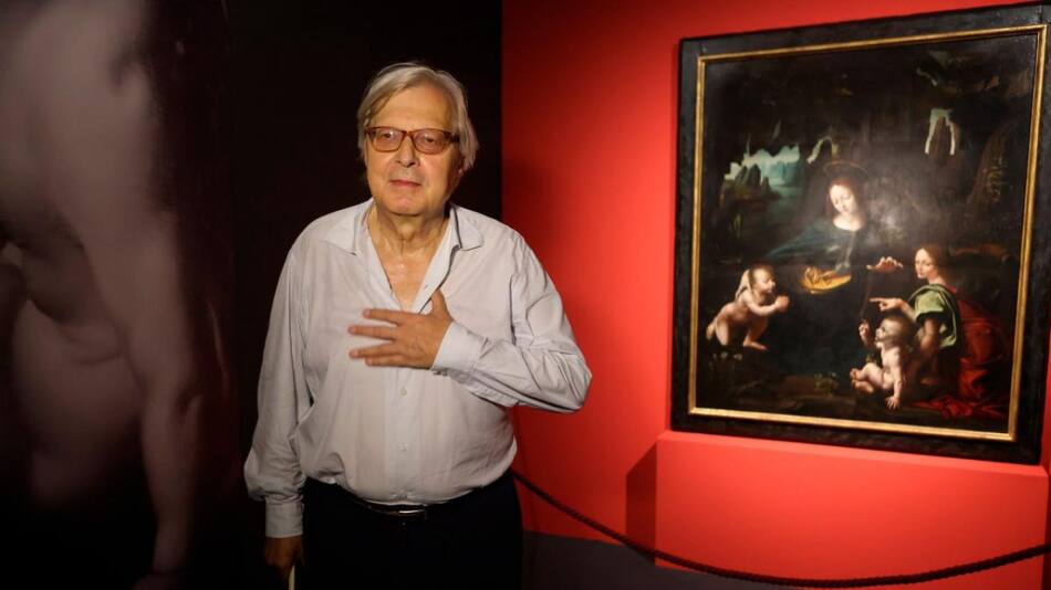 El subsecretario de Cultura italiano, Vittorio Sgarbi. Foto: X @VittorioSgarbi