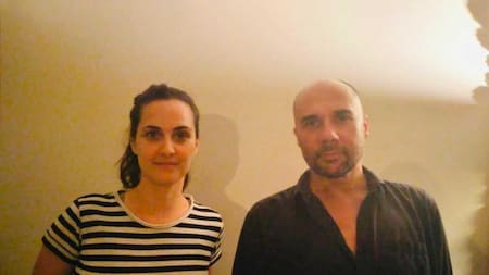 Julieta Díaz y Diego Presa juntos en "Beso"