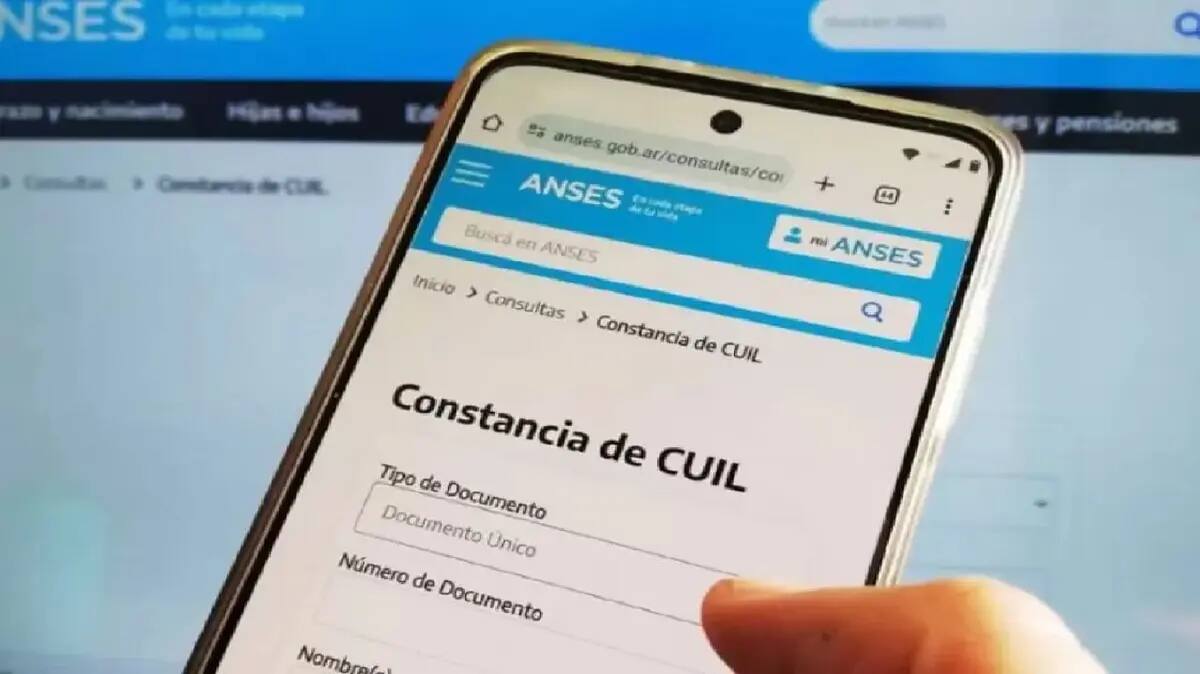 Constancia de CUIL de ANSES